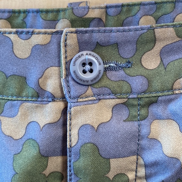 Youth large camo board shorts like new. Under Armor. Pockets. - Picture 2 of 10